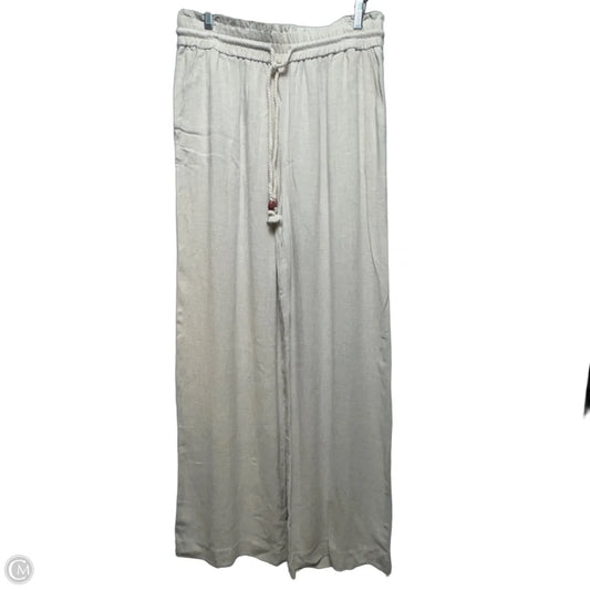 Pants Linen By Jules & Leopold In Cream, Size: M