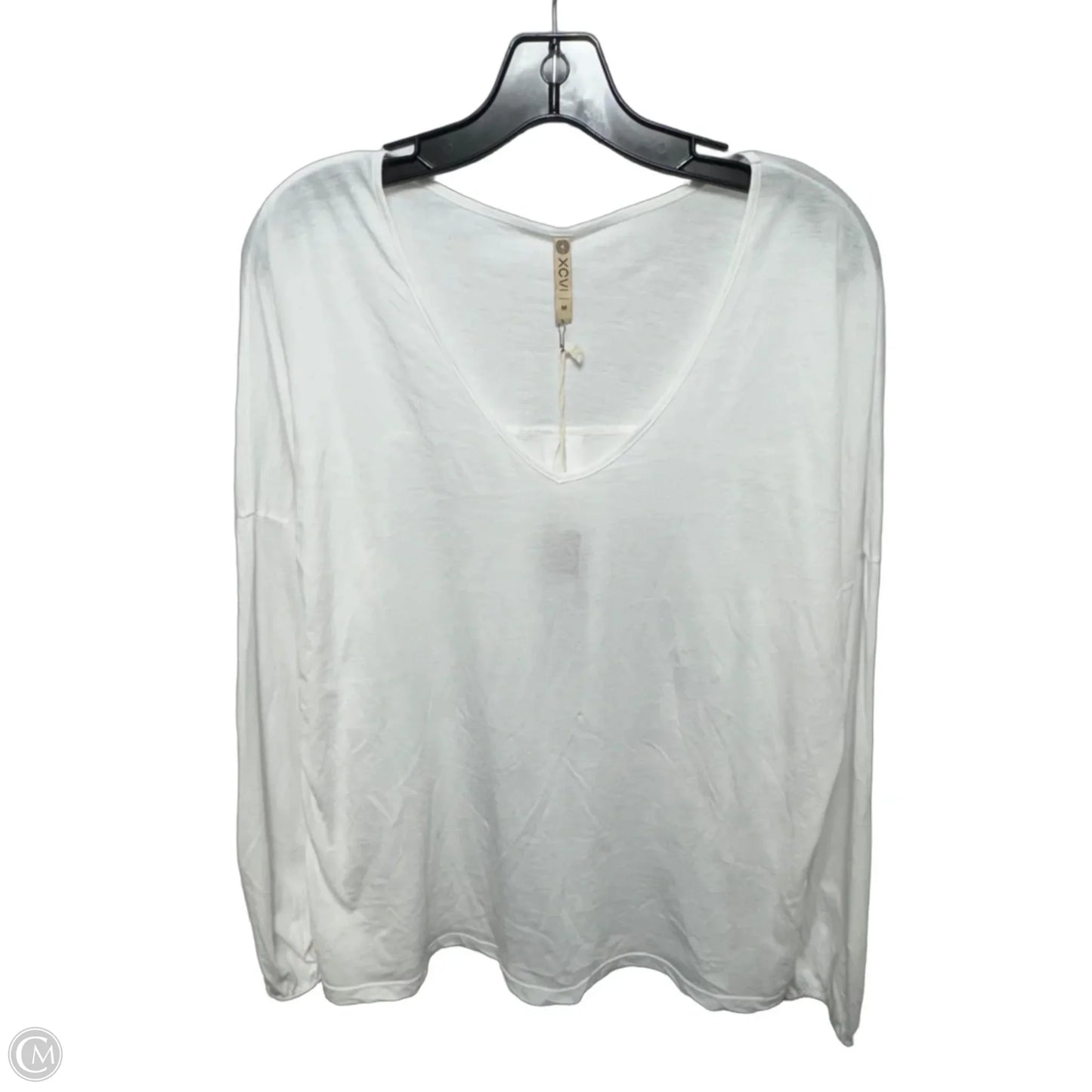Top Long Sleeve Basic By Xcvi In White, Size: M