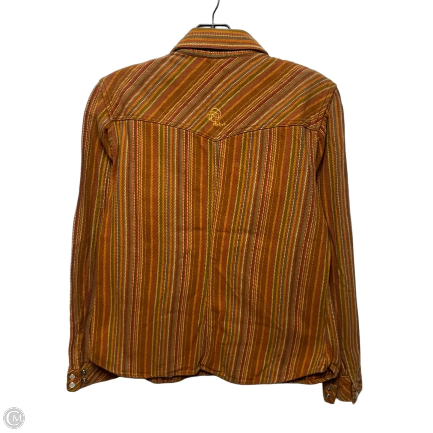 Top Long Sleeve By Patagonia In Striped Pattern, Size: M