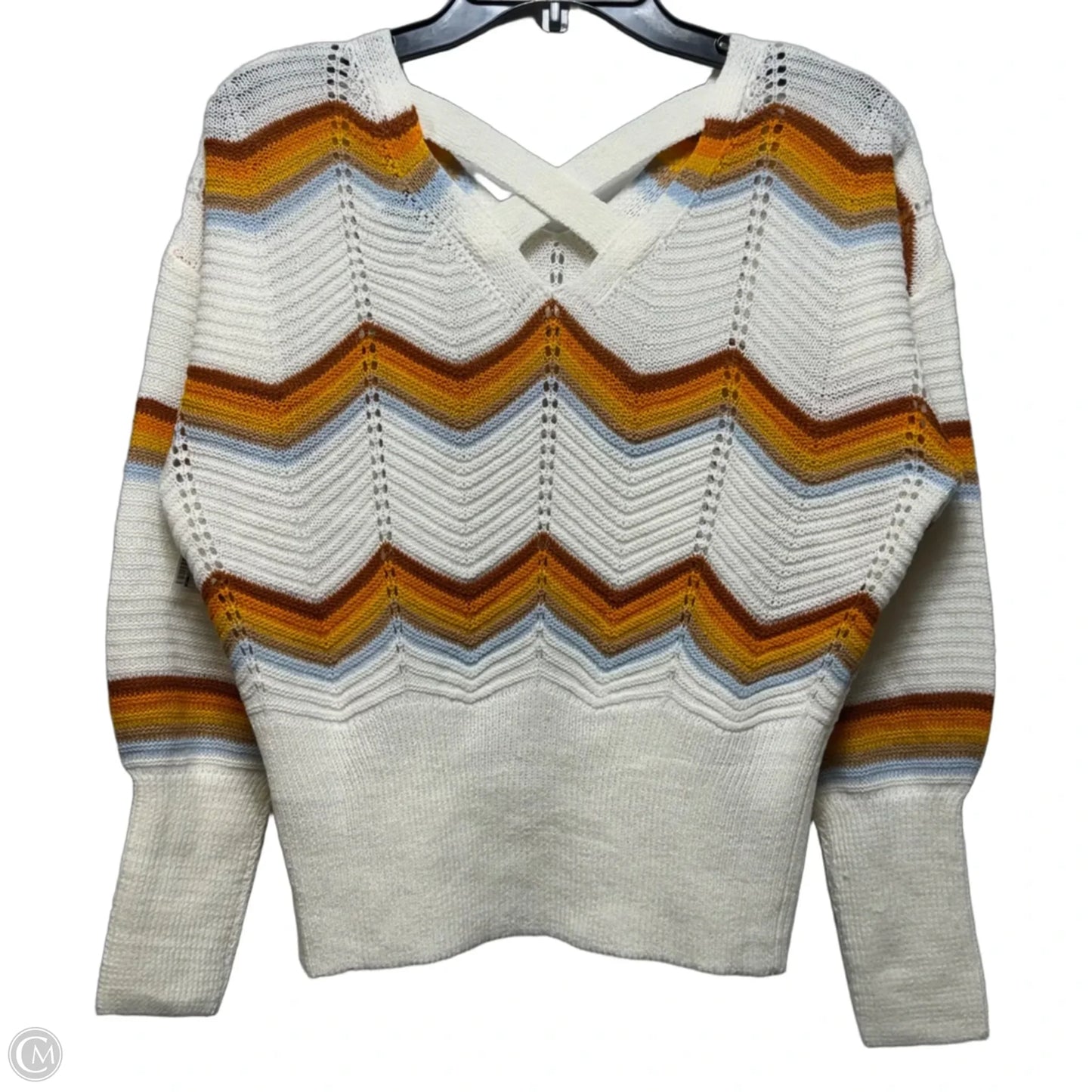 Sweater By FCT With Love In Chevron Pattern, Size: S