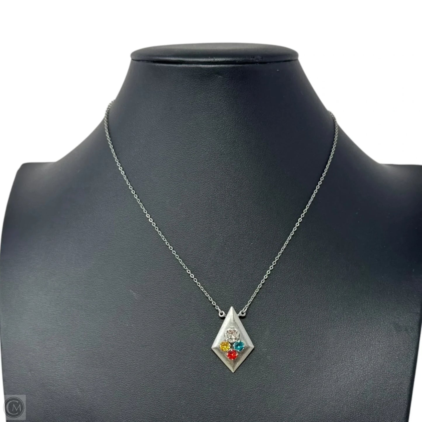 Multi Stone Necklace Pendant By Sabika