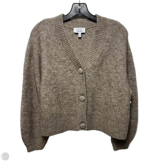 Sweater Cardigan By & Other Stories In Taupe, Size: M