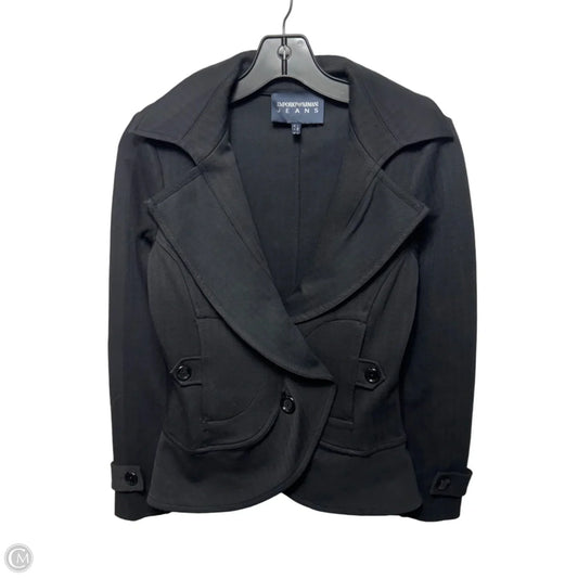 Blazer By Emporio Armani Jeans In Black, Size: 4