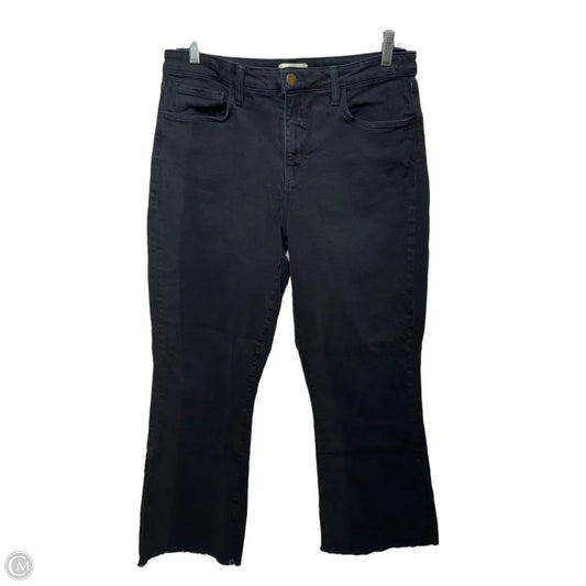 Jeans Boot Cut By L Agence In Black Denim, Size: 10/30