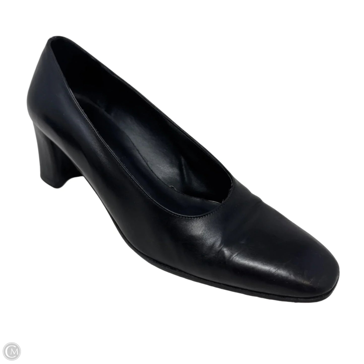 Vintage Shoes Heels Block By Sesto Meucci In Black, Size: 8.5