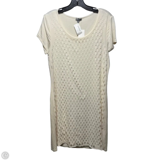 Dress Designer By Neiman Marcus In Cream, Size: M