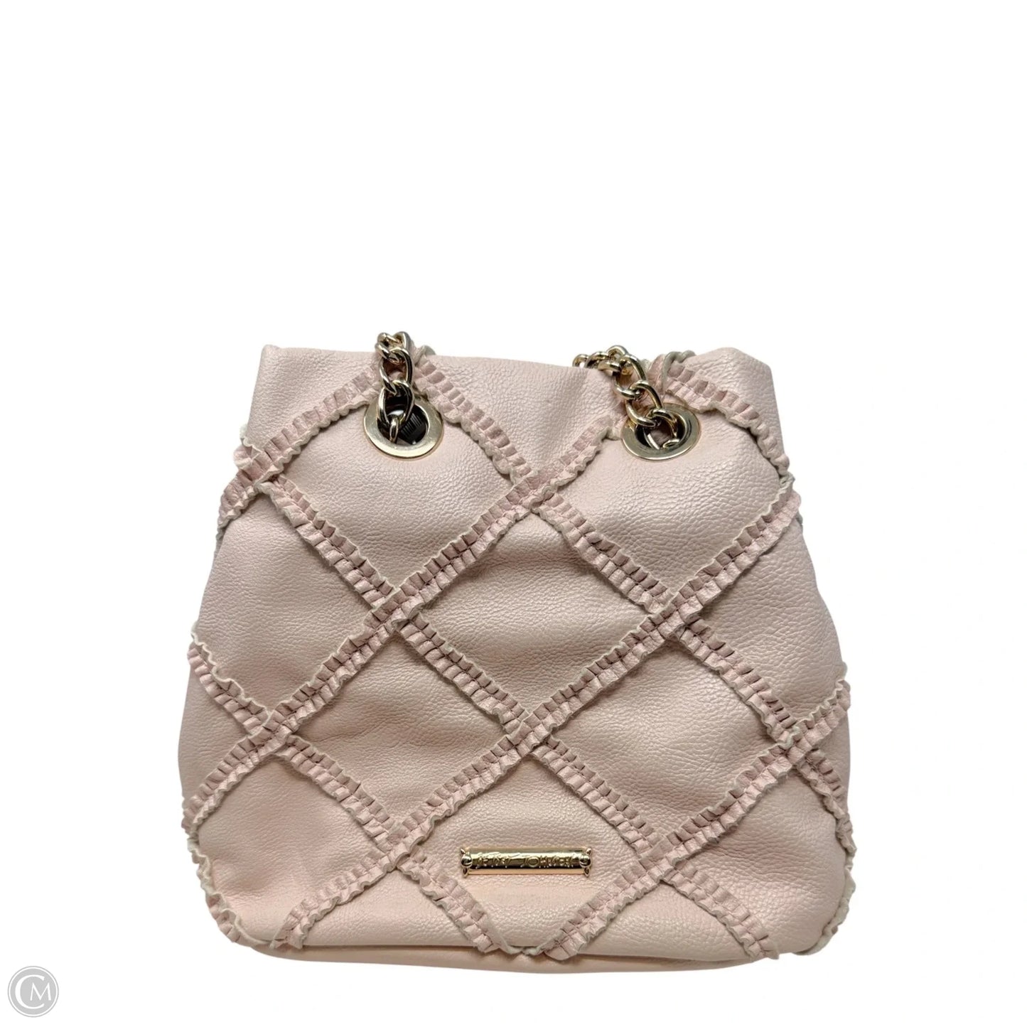 Chain Strap Bow Shoulder Bag By Betsey Johnson, Size: Medium