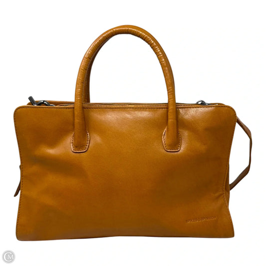 Handbag Leather By Spikes & Sparrow, Size: Medium