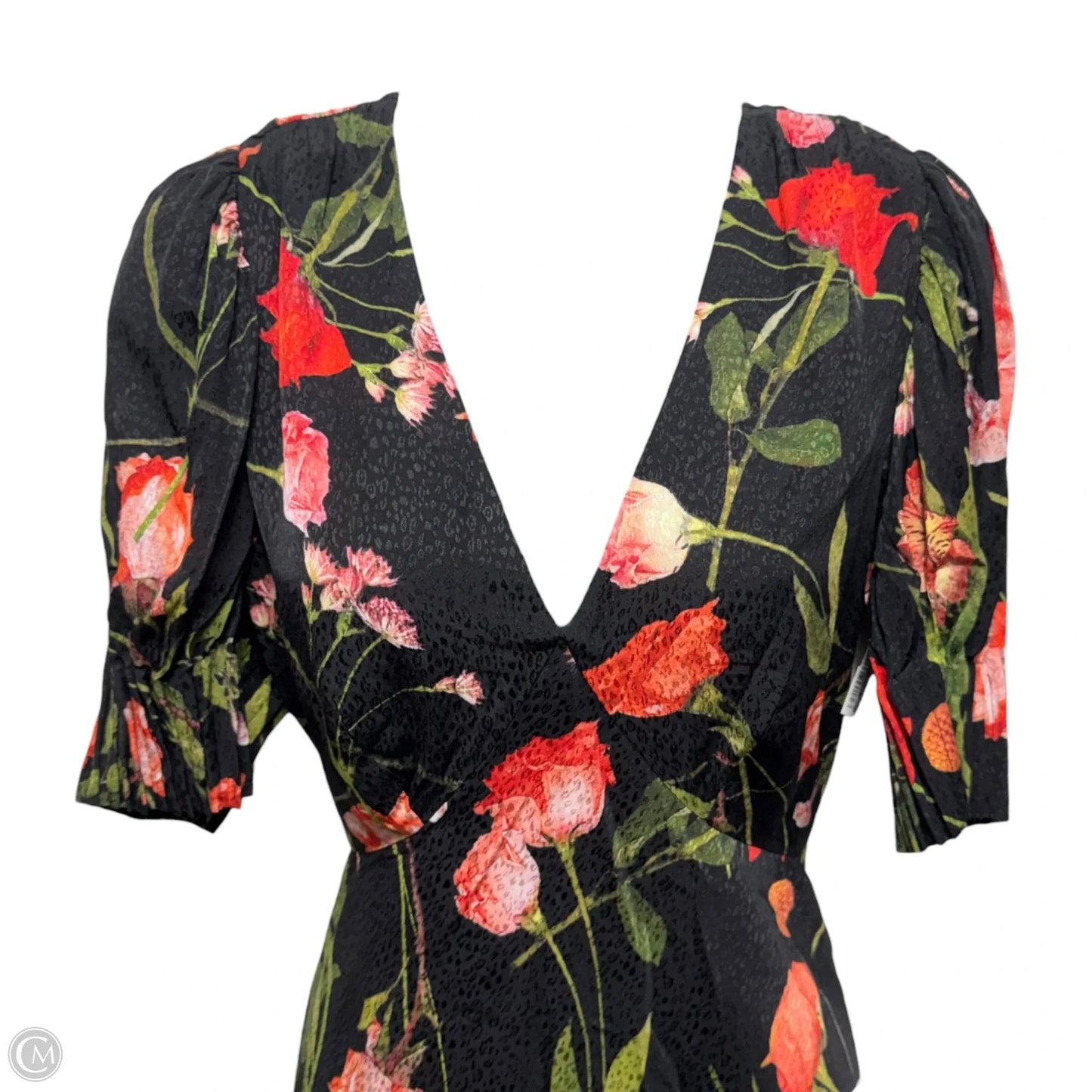 Sienno Mini Puff Sleeve Tea Dress By Ted Baker In Floral Print, Size: 6
