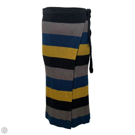Knit Wrap Skirt By Free People In Striped Pattern, Size: Xs