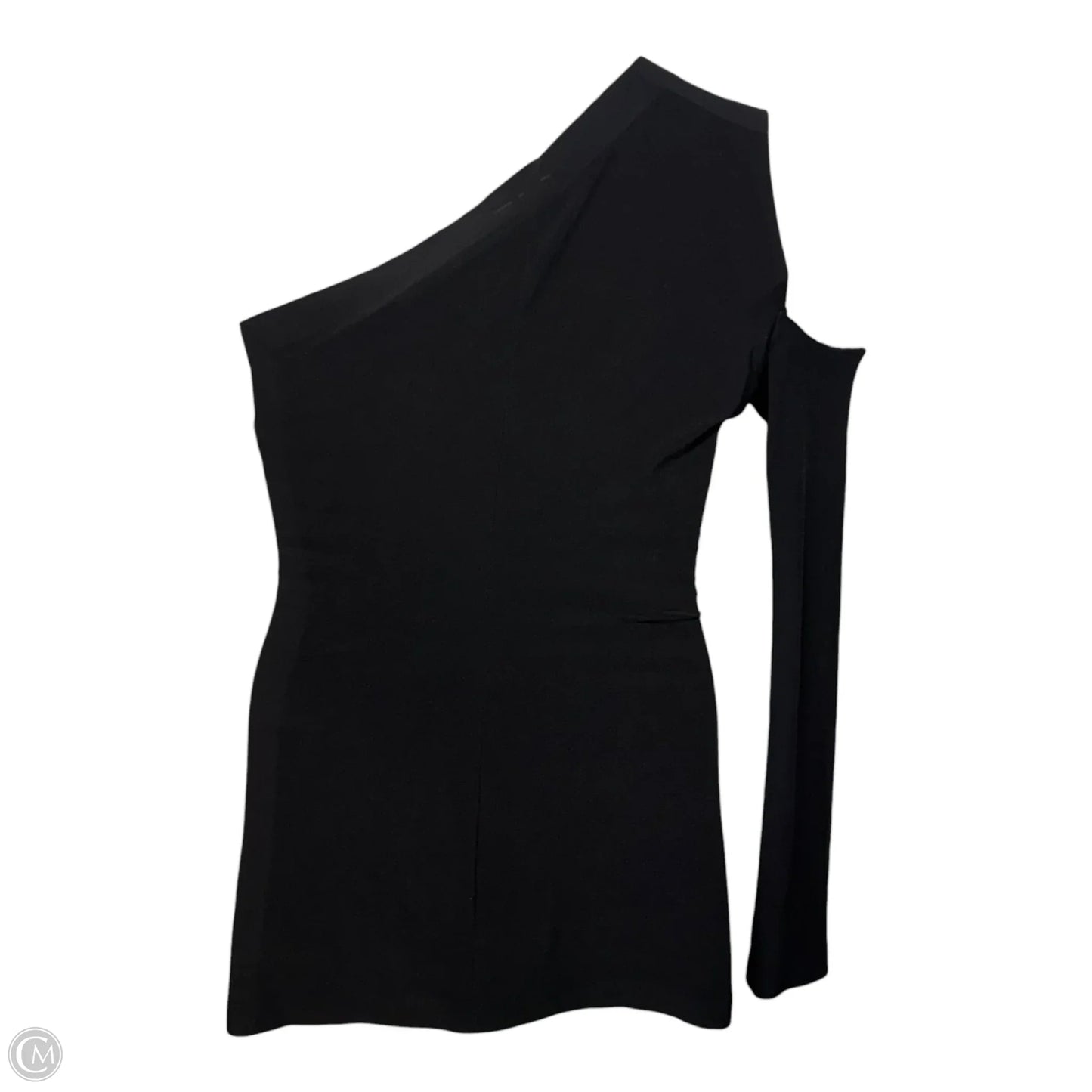 One Shoulder One Sleeve Top By Norma Kamali In Black, Size: M (38)