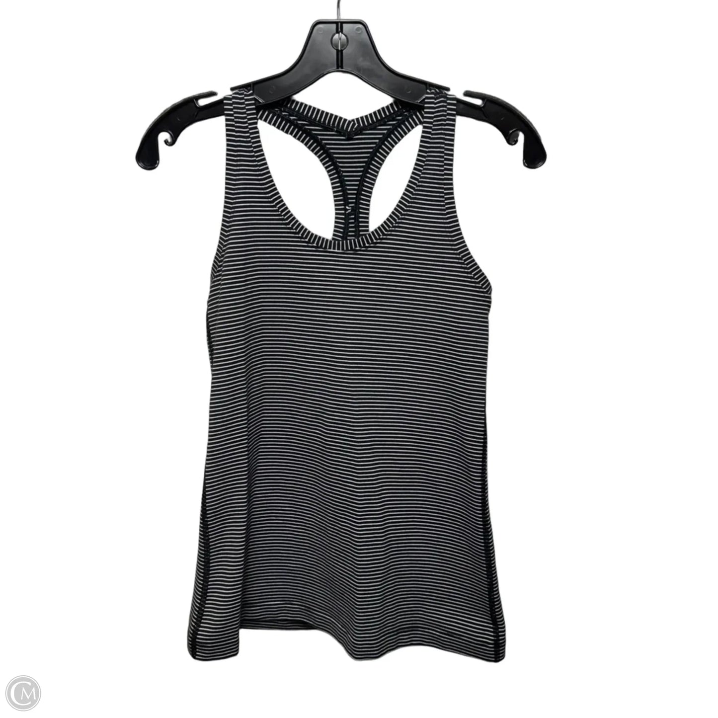 Athletic Tank Top By Lululemon In Striped Pattern, Size: M ESTIMATED