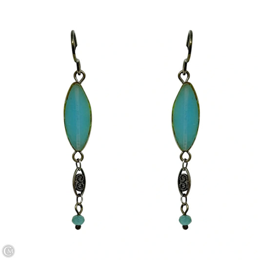 Blue Stone Dangle Earrings