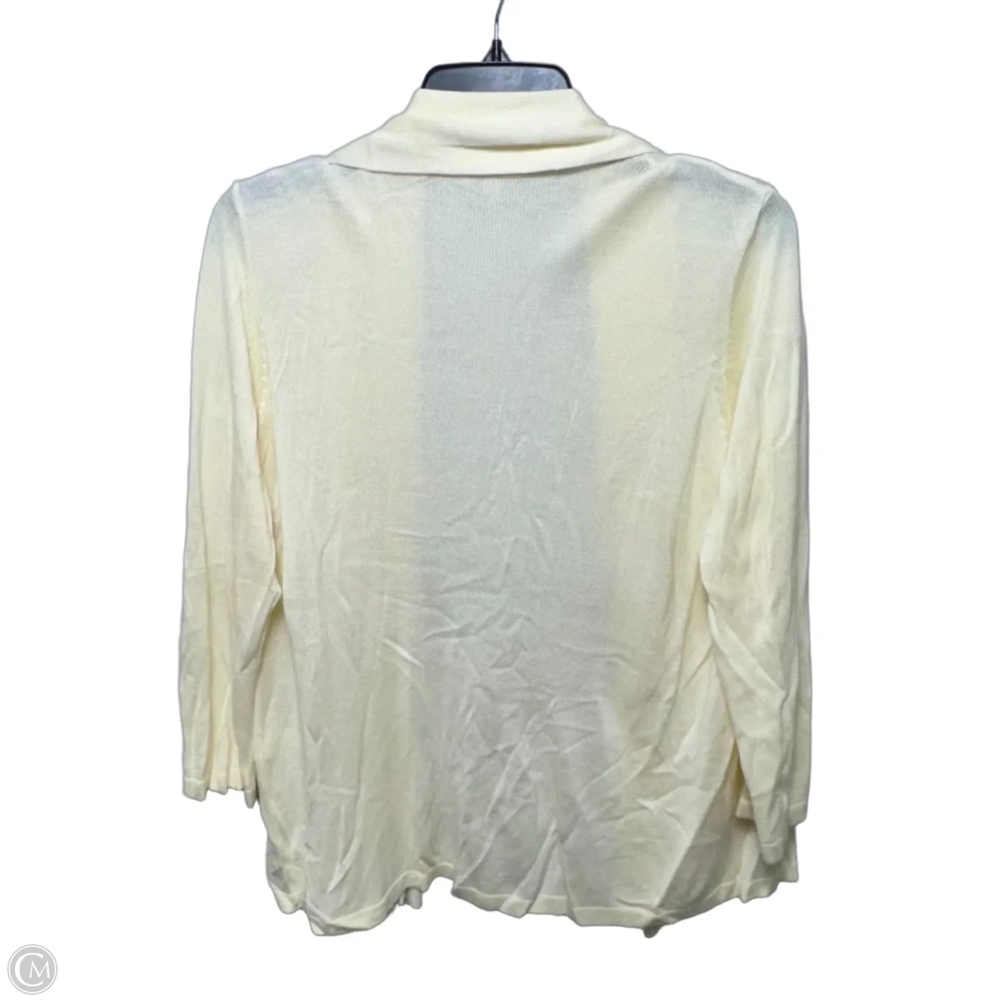 Sweater Cardigan By Cyrus In Yellow, Size: L