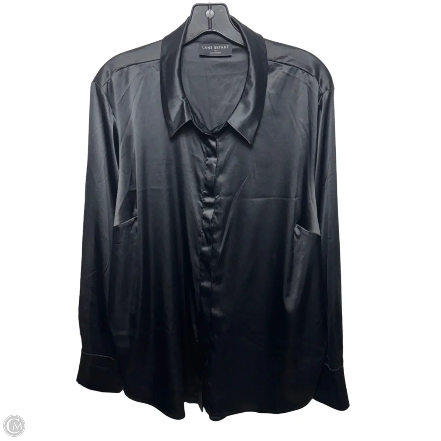 Top Long Sleeve By Lane Bryant In Black, Size: 22