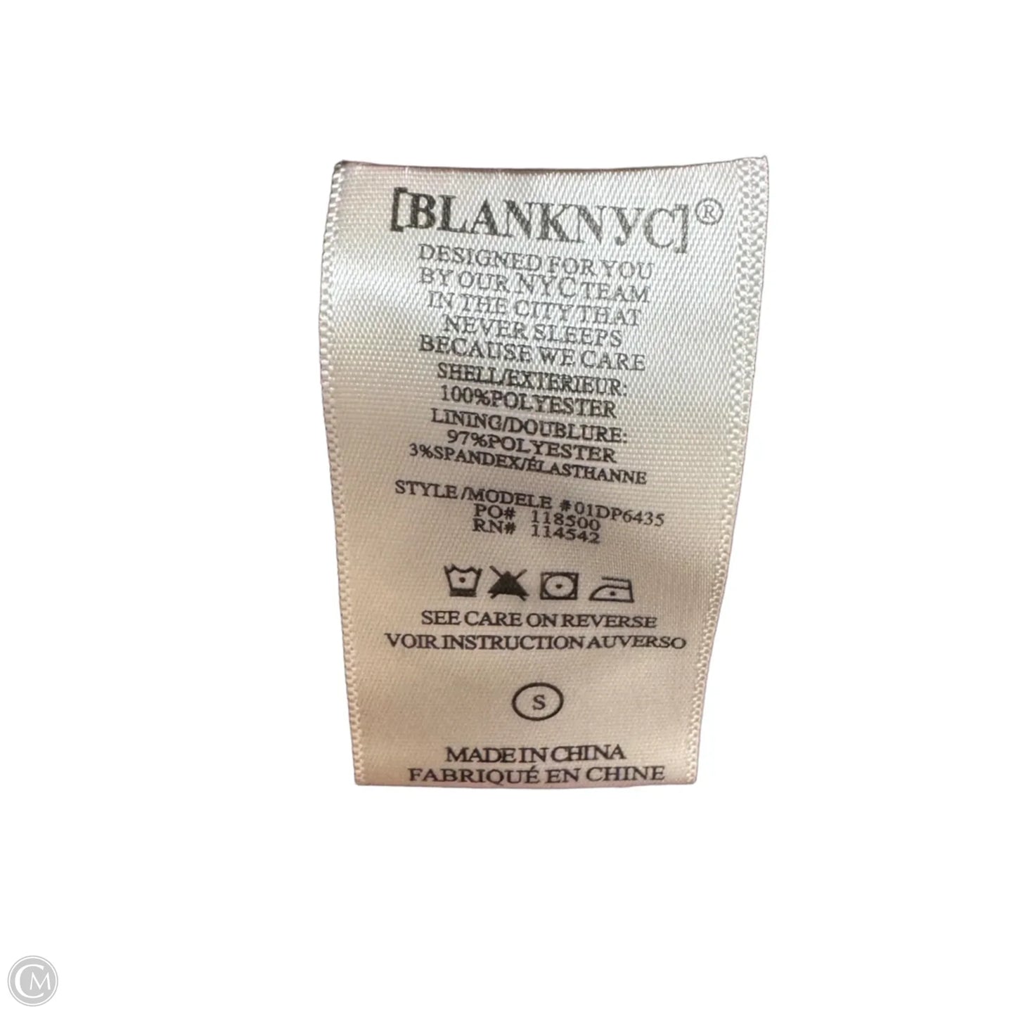Jacket Shirt By Blanknyc In Plaid Pattern, Size: S
