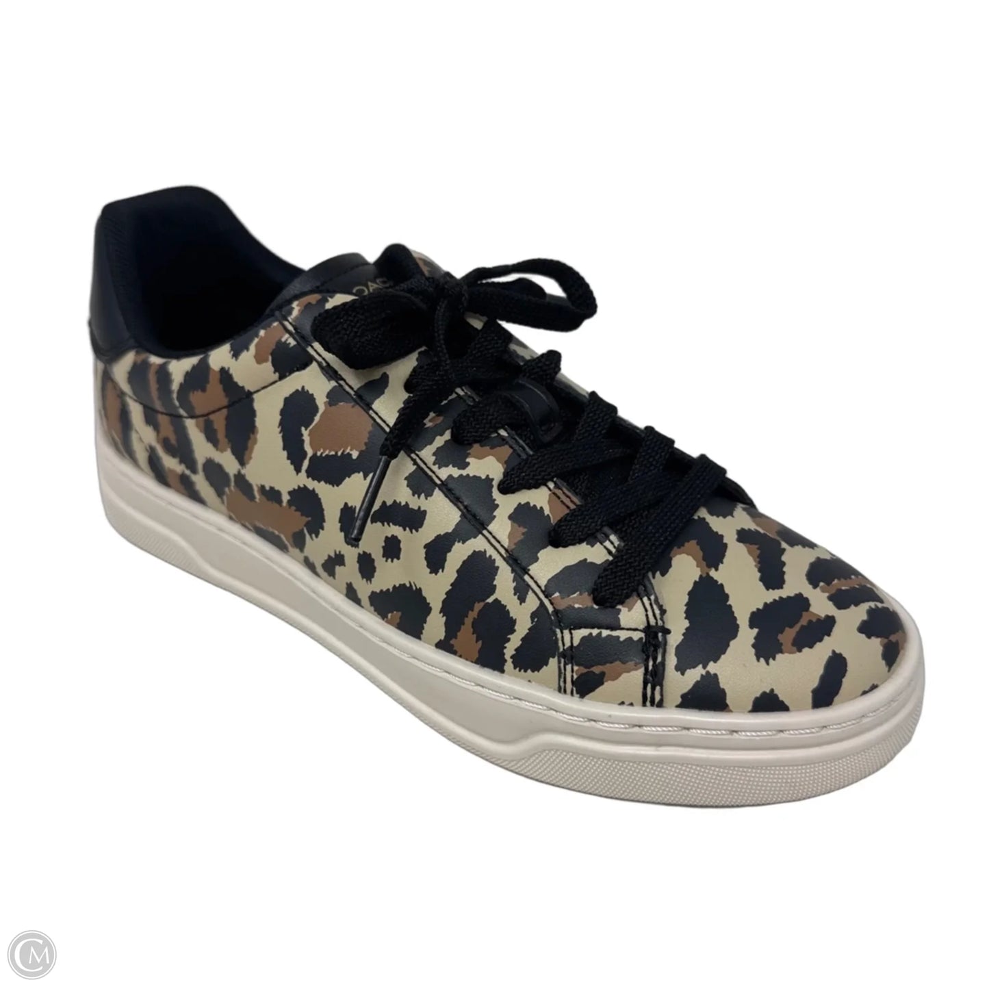 High Line Leopard Sneakers Shoes Designer By Coach In Animal Print, Size: 6.5