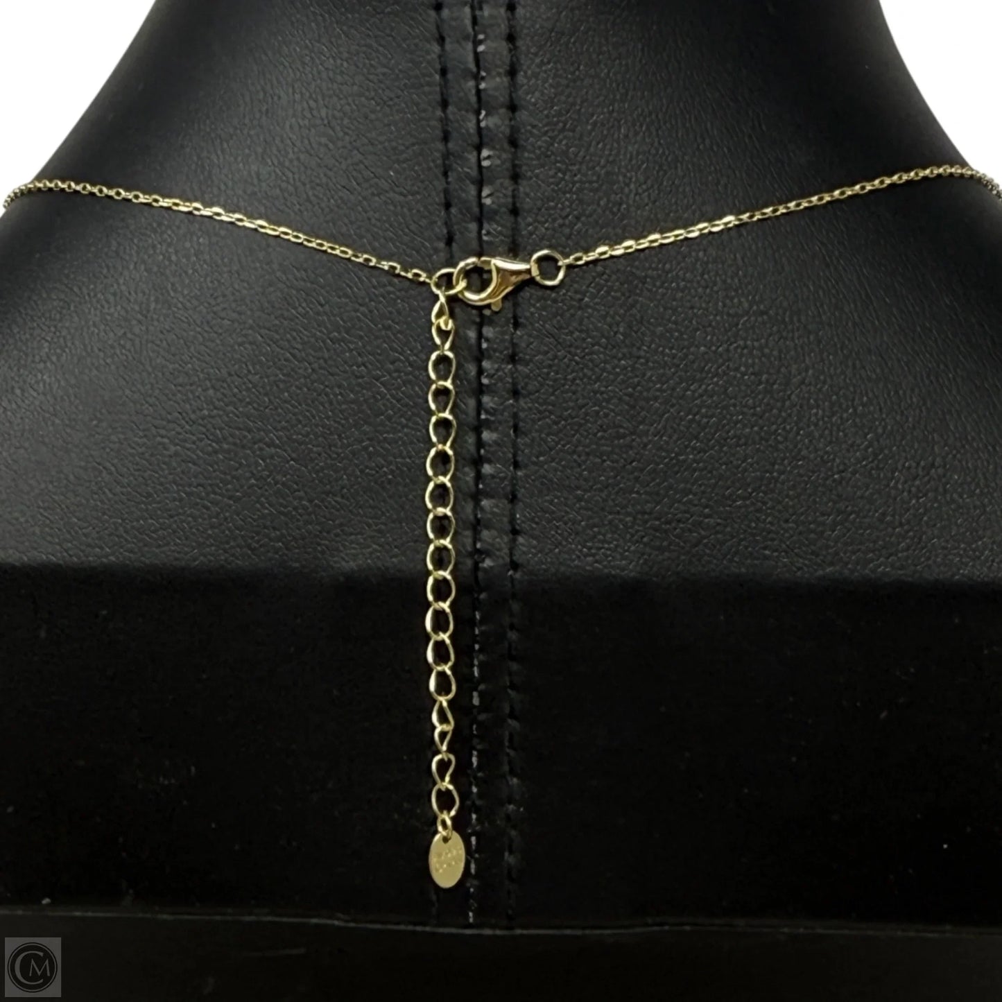 Gold Over Sterling Silver Floating Heart Pendant Necklace