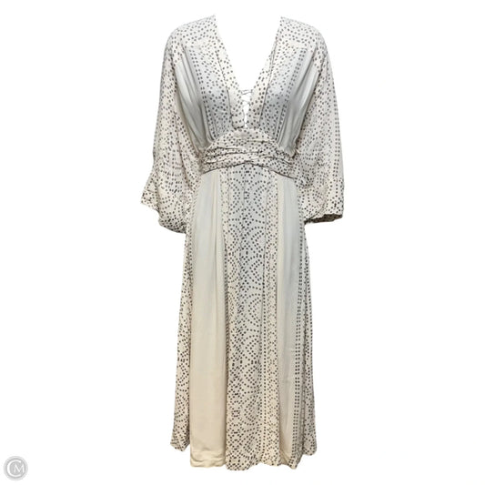 Modern Kimono Maxi Dress By Free People In Cream, Size: 0