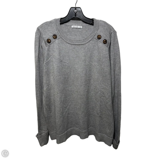 Sweater By Pink Clover In Grey, Size: Xl