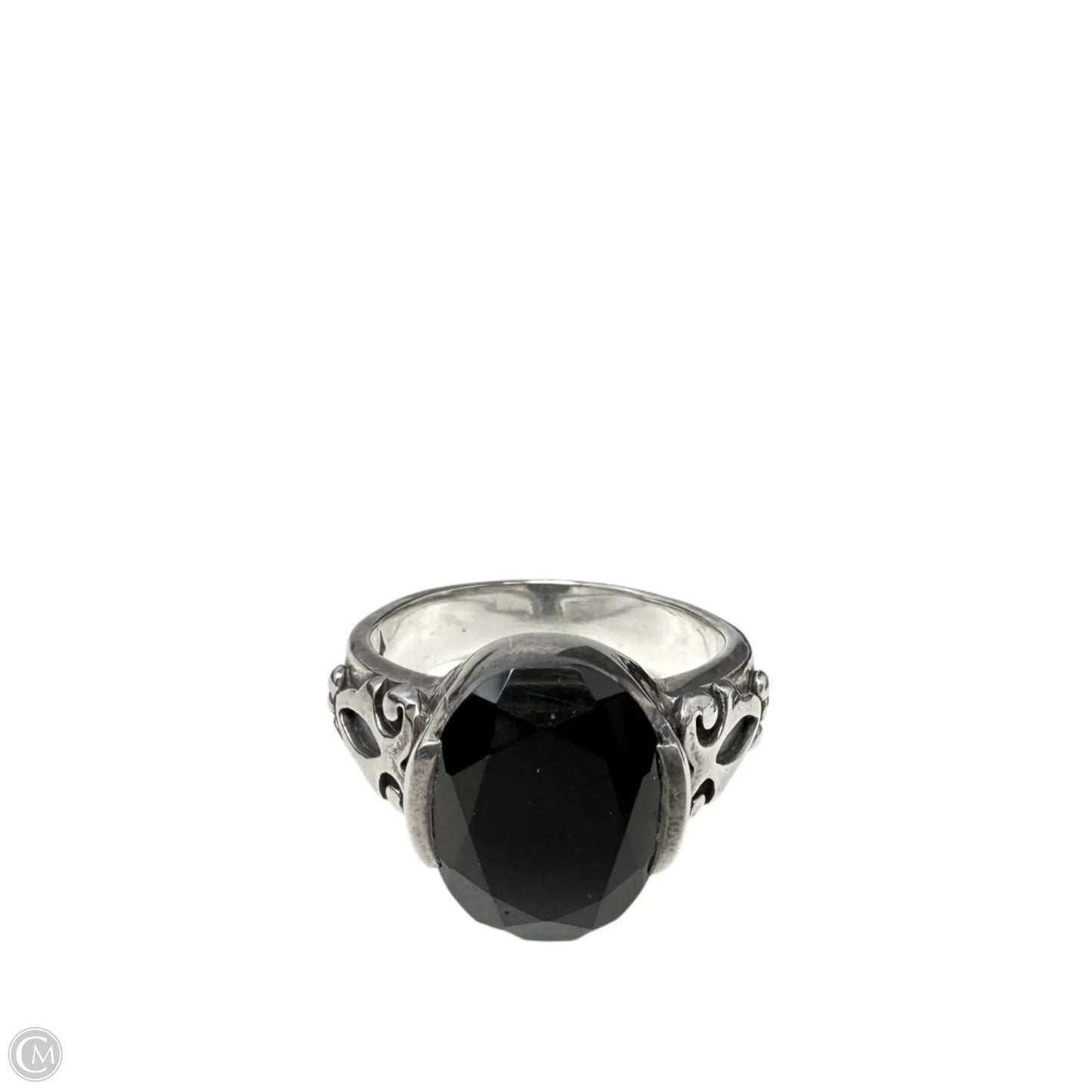Black Onyx & Sterling Silver Statement Ring By Silpada, Size: 11