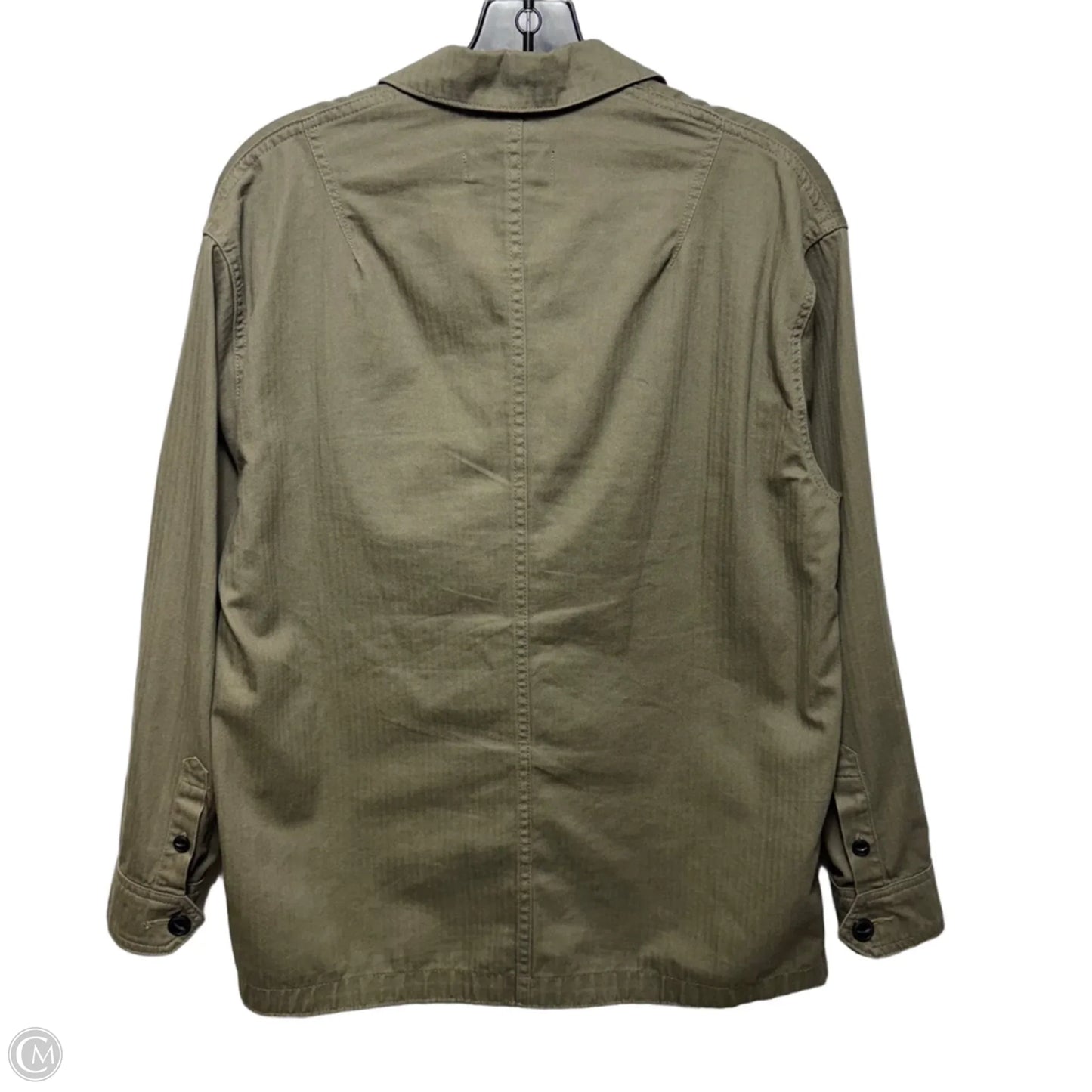 Jacket Shirt By Rag & Bones Jeans In Green, Size: S