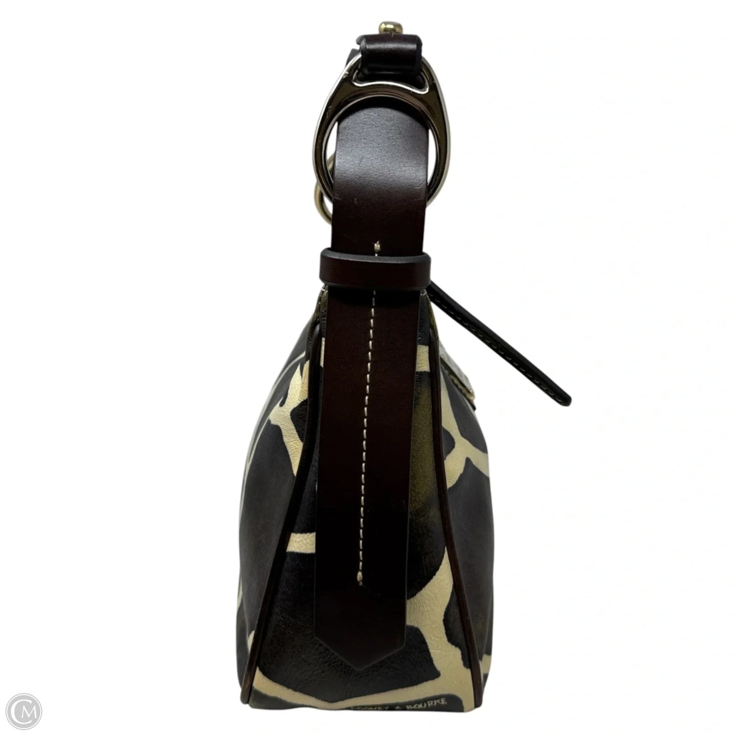 Vintage Y2K SerengetiGiraffe Print Hobo Bag Designer By Dooney And Bourke, Size: Medium