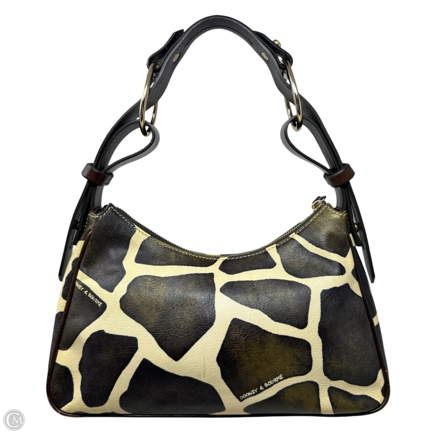 Vintage Y2K SerengetiGiraffe Print Hobo Bag Designer By Dooney And Bourke, Size: Medium