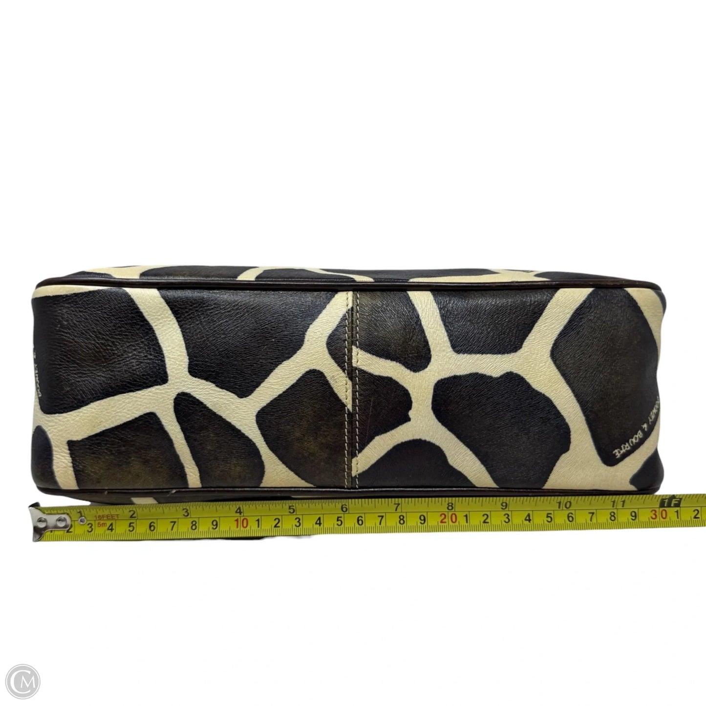 Vintage Y2K SerengetiGiraffe Print Hobo Bag Designer By Dooney And Bourke, Size: Medium