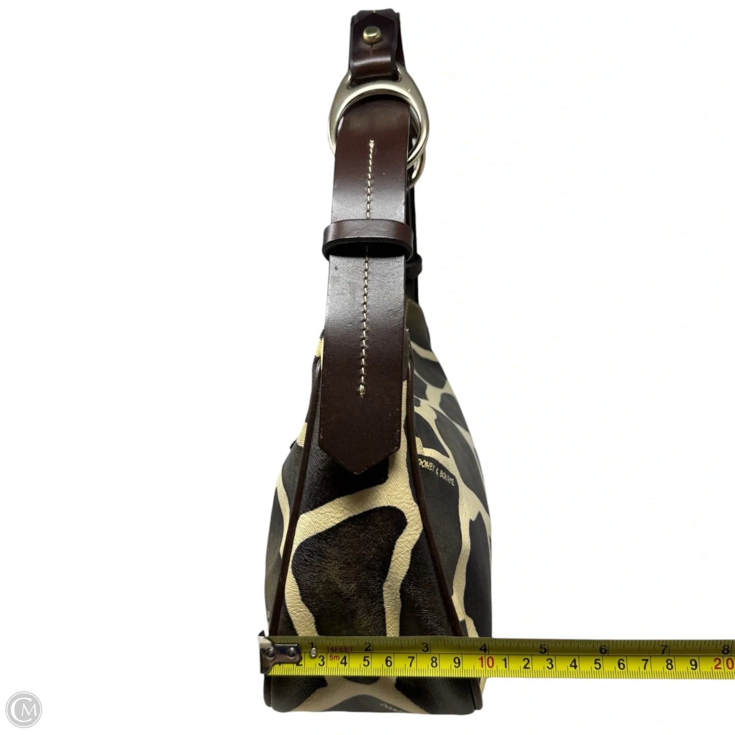 Vintage Y2K SerengetiGiraffe Print Hobo Bag Designer By Dooney And Bourke, Size: Medium