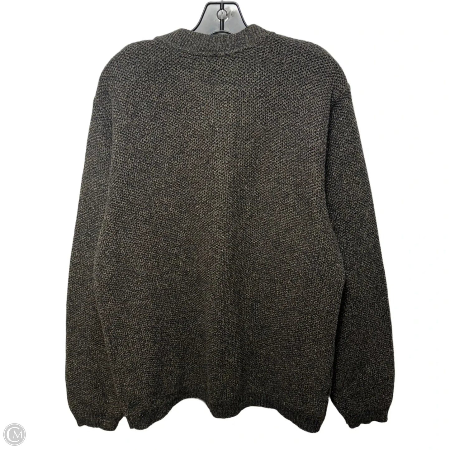 MEN’S Sweater Luxury Designer By Oscar De La Renta In Brown, Size: MEN’S L