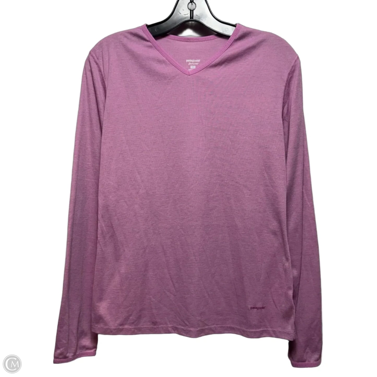 Athletic Top Long Sleeve Crewneck By Patagonia In Pink, Size: L