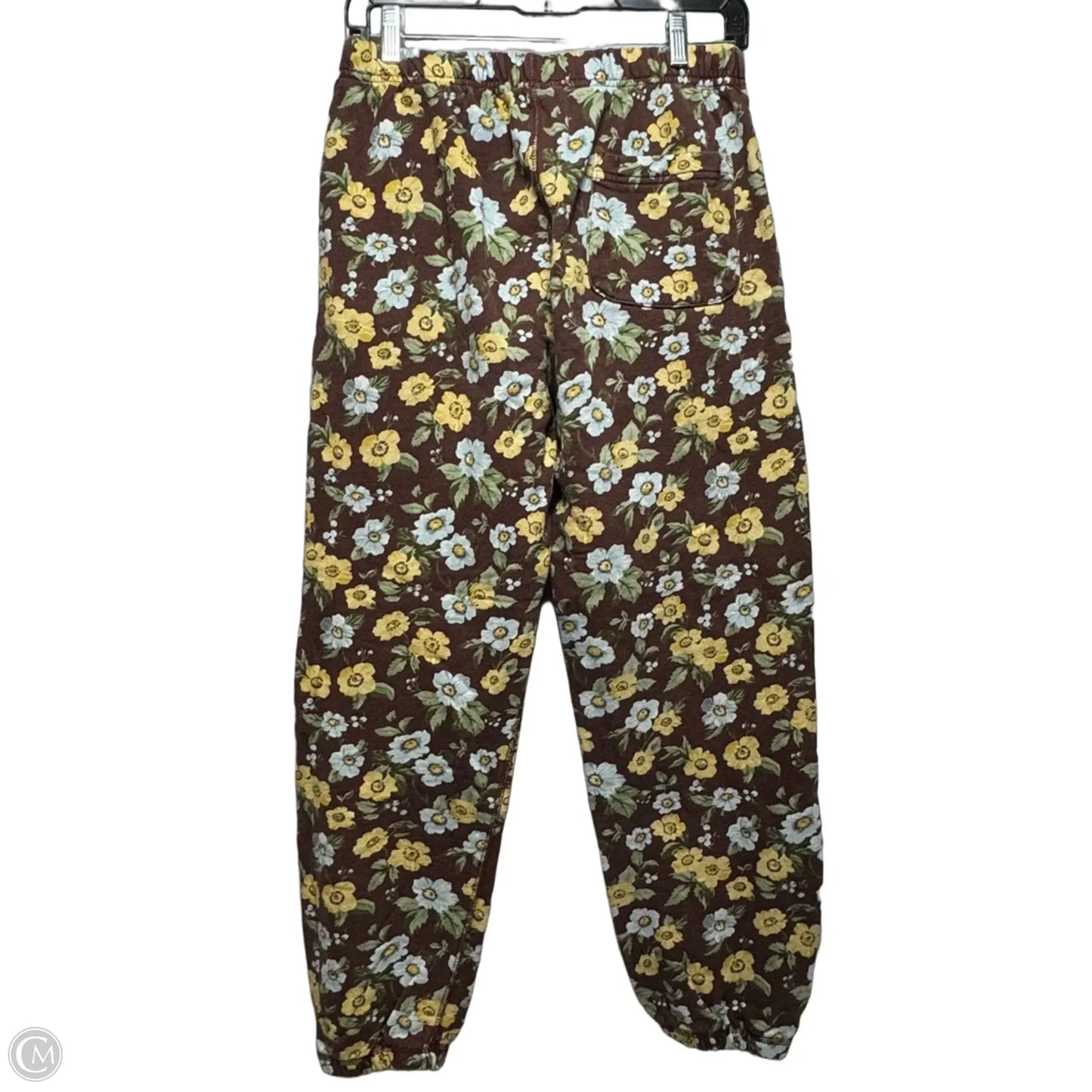 Pants Joggers By Teddy Fresh In Floral Print, Size: S