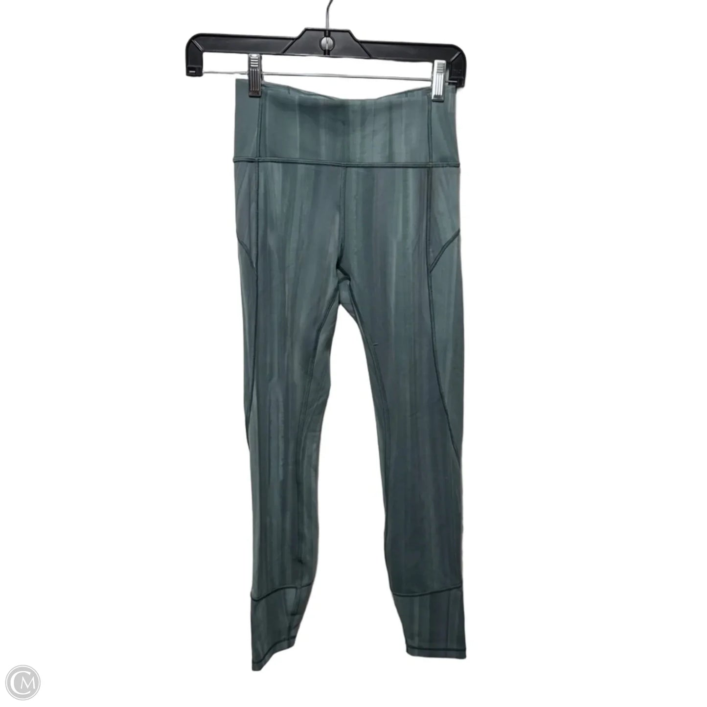 Athletic Leggings By Lululemon In Aqua, Size: 4
