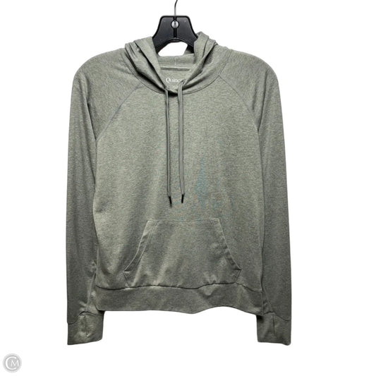Athletic Top Long Sleeve Hoodie By Quince In Green, Size: Xs
