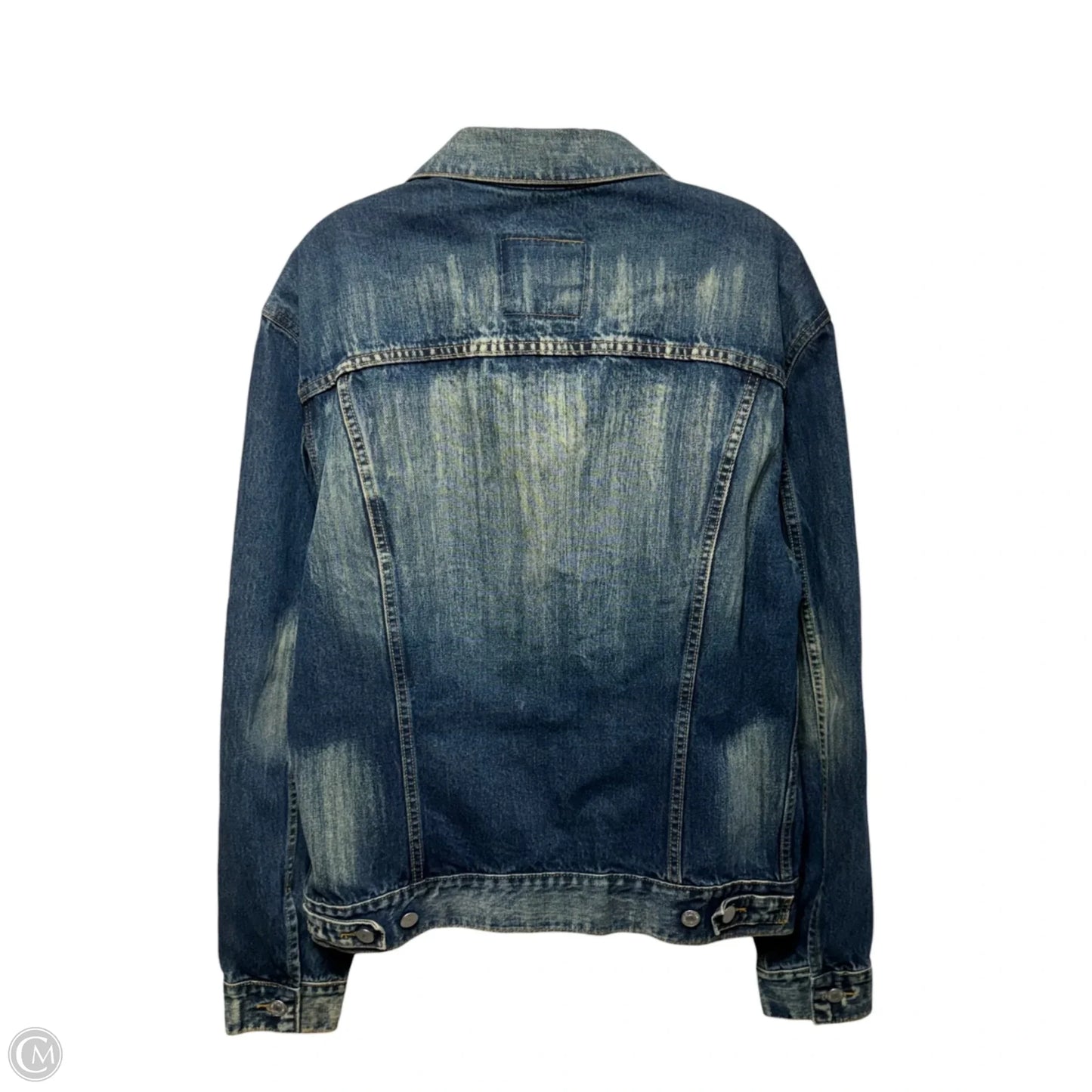 Jacket Denim By Levis In Blue Denim, Size: L