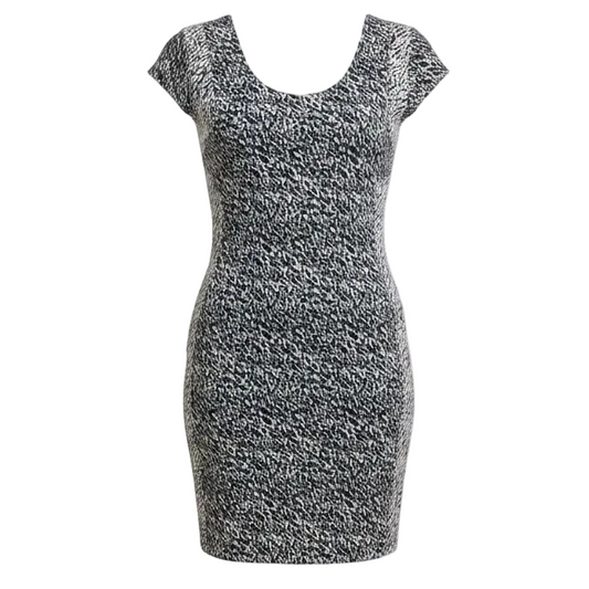 Pele Snake Wave Jacquard Dress Designer By Diane Von Furstenberg In Blue & White, Size: S/M ESTIMATED