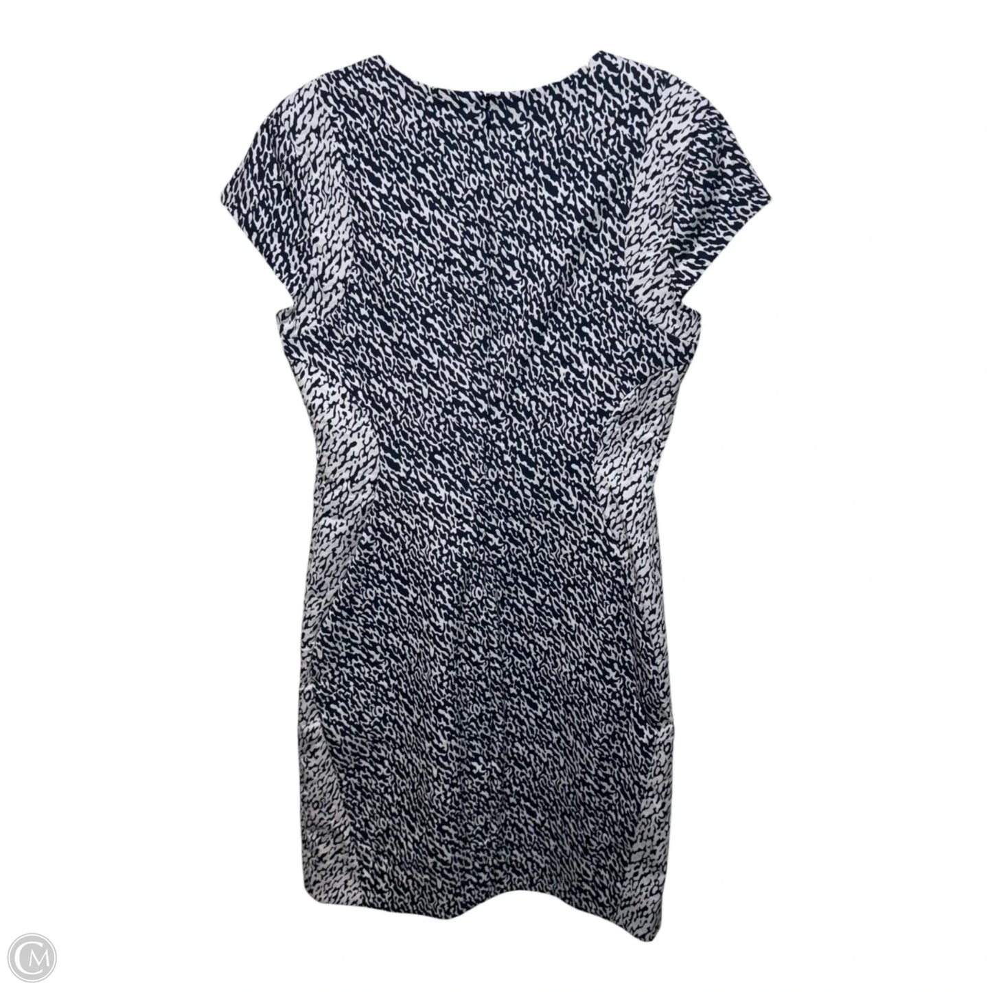 Pele Snake Wave Jacquard Dress Designer By Diane Von Furstenberg In Blue & White, Size: S/M ESTIMATED