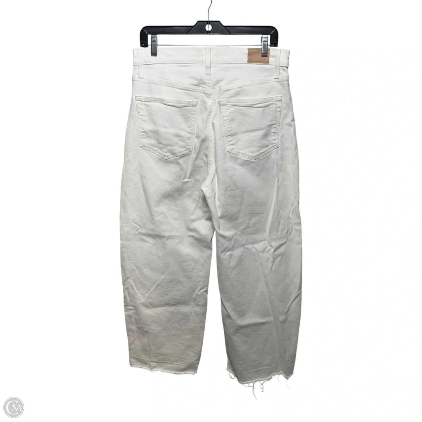 Arellia Ankle Jeans By Paige In White Denim, Size: 10/30