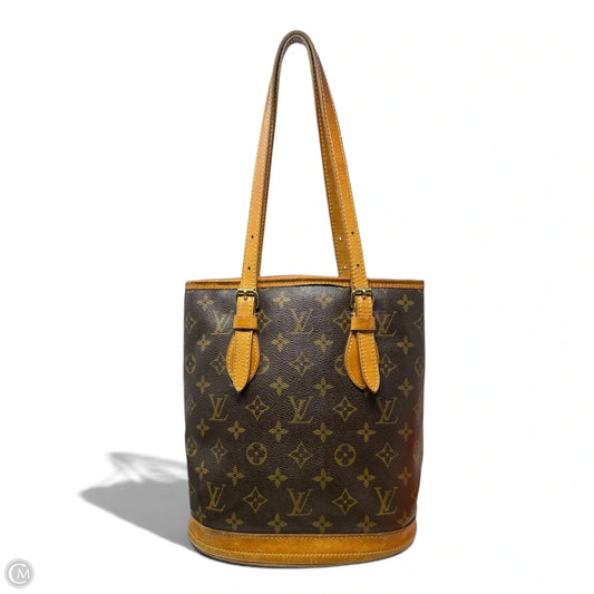 2002 Monogram Petit Bucket 23 Tote  Luxury Designer By Louis Vuitton, Size: Small