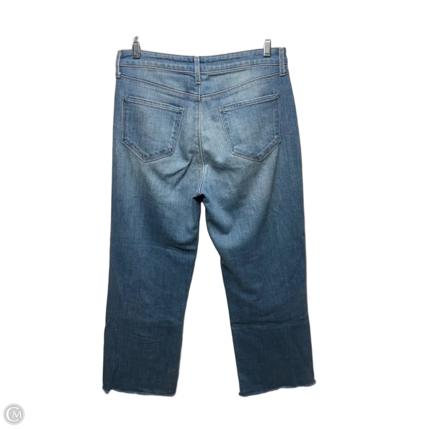 Jeans Wide Leg By L Agence In Blue Denim, Size: 4/27