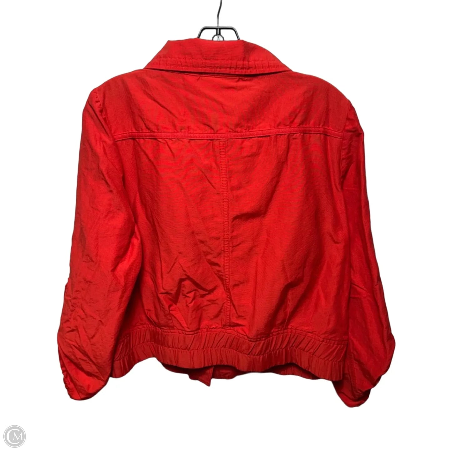 Jacket Utility By Chicos In Red, Size: M