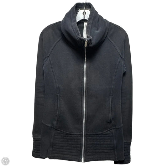 Athletic Jacket By Lululemon In Black, Size: 4