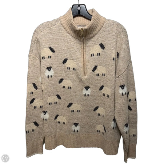 Sweater By Loft In Animal Print, Size: L