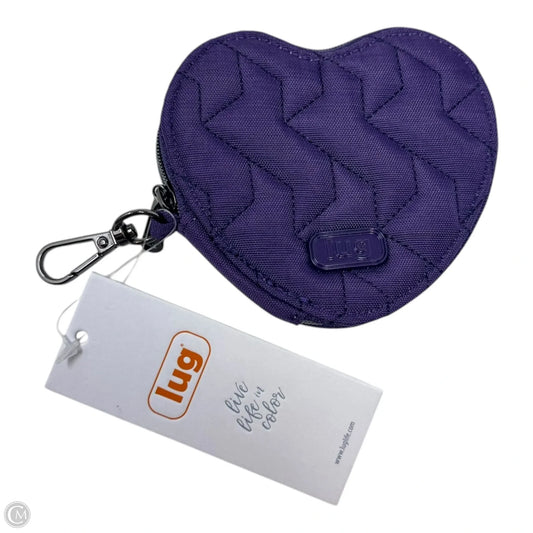 Heart Pouch Coin Purse By Lug, Size: Medium