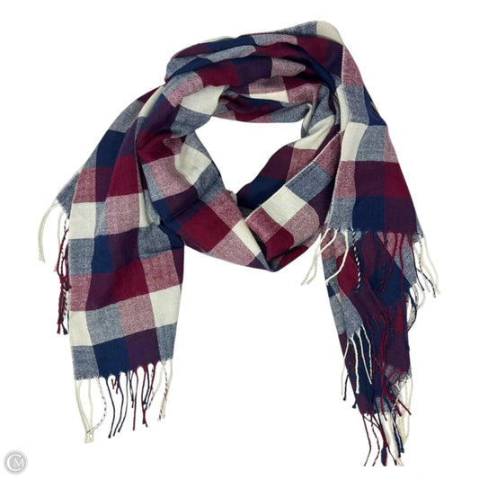 Plaid Pashmina Scarf Long