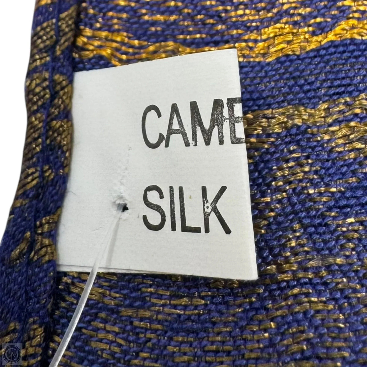 Metallic Silk Scarf Long