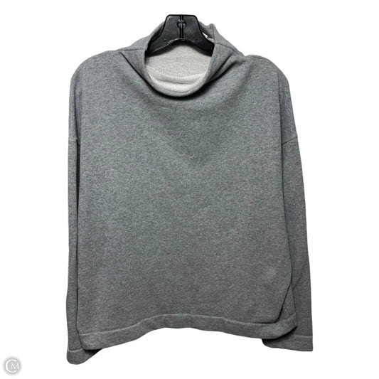 Sweatshirt Collar By Vince In Grey, Size: M