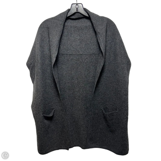 Merino Wool & Yak Shawl Designer By Neiman Marcus In Grey, Size: Osfm