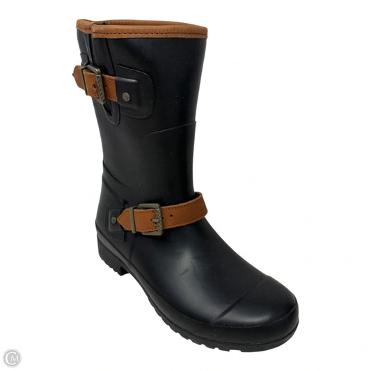Walker Boots Rain By Sperry In Black & Tan, Size: 6
